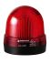 Werma 221 Series Red Continuous lighting Beacon, 115 V, Base Mount, LED Bulb