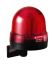 Výstražný maják, řada: 225 Blikající barva Červená Xenon Nástěnná montáž 230 V