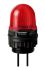 Werma 231 Series Red Continuous lighting Beacon, 115 V, Built-in Mounting, LED Bulb