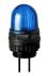 Werma 231 Series Blue Continuous lighting Beacon, 12 V, Built-in Mounting, LED Bulb