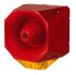 Sygnalizator akustyczny z lampą sygnalizacyjną 18 →30 V Czerwony/żółty DC IP65 Montaż ścienny 120dB