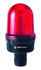 Werma 828 Series Red Flashing Beacon, 24 V dc, Tube Mounting, Xenon Bulb