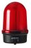 Werma 838 Series Red Flashing Beacon, 115 V, Base Mount, Xenon Bulb