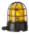Werma 839 Series Yellow Rotating Beacon, 24 V, Base Mount, Incandescent Bulb