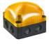 Werma 853 Series Yellow EVS Beacon, 12 V, Base Mount/ Wall Mount, LED Bulb