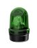 Werma 885 Series Green Rotating Beacon, 24 V, Base Mount, LED Bulb
