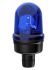 Werma 885 Series Blue Rotating Beacon, 24 V, Base Mount, LED Bulb