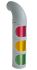 Werma 894 Series Green, Red, Yellow Continuous lighting Beacon, 24 V, Wall Mount, LED Bulb