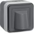 cubyko Surface mounted cable outlet grey