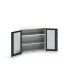 Bott 2 Door Steel  Lockable Floor Standing Cupboard, 1000 x 1050 x 550mm