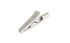 Hirschmann Test & Measurement Alligator Clip 2 mm Connection, Stainless Steel Contact, 6A, White