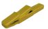 Hirschmann Test & Measurement Alligator Clip 4 mm Connection, Nickel Plated Brass Contact, 25A, Yellow