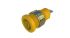 Hirschmann Test & Measurement Yellow Female Banana Socket, 4 mm Connector, Tab Termination, 25A, Nickel Plating