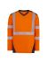 T2S Bali Orange Unisex Hi Vis T-Shirt, XL