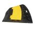 RS PRO Black/Yellow Cable Cover in Rubber, 35mm Inside dia.
