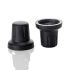 Sifam 4.5mm Black Potentiometer Knob for 6mm Shaft D Shaped, 3/07/DRN170 006 BLACK