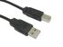 RS PRO USB 2.0 (480 Mbit/s) Cable, Male USB A to Male USB B Cable, 500mm
