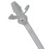 ABB Cable Ties, Cable Tray, 185mm x 4.8 mm, Natural Nylon
