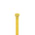 ABB Cable Ties, Cable Tray, 137mm x 3.6 mm, Yellow Nylon