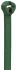 ABB Cable Ties, Cable Tray, 277mm x 3.6 mm, Green Nylon