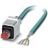 Phoenix Contact Cat6 Straight Male RJ45 to Unterminated Ethernet Cable, S/FTP, Blue, 5m