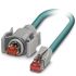 Phoenix Contact Cat6 Straight Male RJ45 to Straight Male RJ45 Ethernet Cable, S/FTP, Blue, 5m