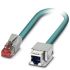 Phoenix Contact Ethernetkabel Cat.6, 2m, Blau Verlegekabel S/FTP