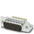 Phoenix Contact 9 Way Angled Panel Mount D-sub Connector Plug, 2.29mm Pitch