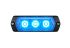 Patlite 1M1 Series Blue Multiple Effect Warning Light, 12 → 24 V, Indoor/Outdoor, LED Bulb, IP68