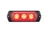 Patlite 1M1 Series Red Multiple Effect Warning Light, 12 → 24 V, Indoor/Outdoor, LED Bulb, IP68