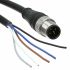 Brad from Molex Straight Male M12 to Male Unterminated Sensor Actuator Cable, 1m