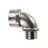 Flexicon, Cable Conduit Fitting, 32mm Nominal Size, M32, Brass, Grey