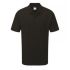 Orn 1130 Black Cotton, Polyester Polo Shirt, UK- 2XL