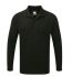 Orn 1170 Black Cotton, Polyester Polo Shirt, UK- 3XL