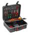 RS PRO 2 drawers  Polypropylene Tool Case, with 2 Wheels, 430 x 320 x 190mm