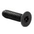 Hammond Flat Stainless Steel Tamper Proof Security Screw, M3.5 x 12mm