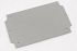 Hammond Steel Mounting Plate, 106.66mm W, 167.13mm L for Use with Flanged 1555 HF & H2F Enclosures