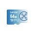 Lexar 64 GB MicroSDXC Micro SD Card, A2, Class10, U3, UHS-I, V30