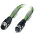Phoenix Contact Straight Male M12 to Female M12 Bus Cable, 500mm