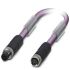 Phoenix Contact Straight Male M8 to Female M8 Bus Cable, 1m