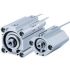 SMC Pneumatic Compact Cylinder - 50mm Bore, 10mm Stroke, CQ2 Series, Double Acting