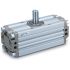 SMC CRA1BS50TF Series 10 bar Single Action Pneumatic Rotary Actuator, 180° Rotary Angle, 50mm Bore