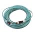 Cable Ethernet Cat5e Lámina y Trenzado Rockwell Automation de color Verde, long. 20m