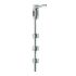 RS PRO Steel Galvanised Door Bolt