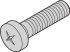 nVent-SCHROFF Steel Screw for Use with Backplanes, Test Adapters, M2.5 Thread, 100 per Package