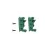 MOXA DIN Rail Mounting Kit, for use with UPort 404, UPort 407 Series, DK Series