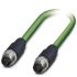 Phoenix Contact Cat5 Cat5 Cable, Shielded Shield, Green, 5m