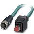 Cable Ethernet Cat5 apantallado Phoenix Contact de color Azul, long. 2m