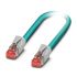 Phoenix Contact Straight Male RJ45 to Straight Male RJ45 Ethernet Cable, Shielded, Blue, 5m
