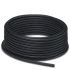 Phoenix Contact Cat5 Unterminated Ethernet Cable, Shielded, Black, 100m